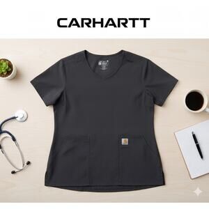 Carhartt Gray Scrubs Top Sz. M